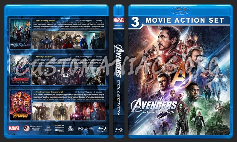 Avengers Collection blu-ray cover