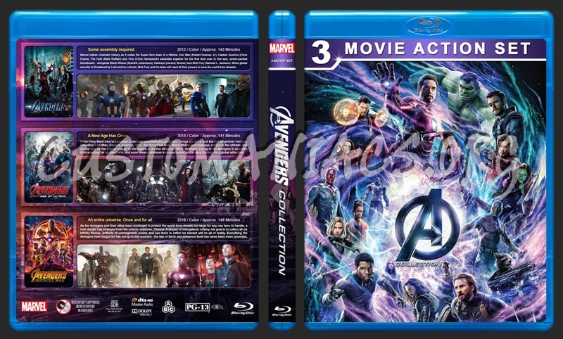 Avengers Collection blu-ray cover