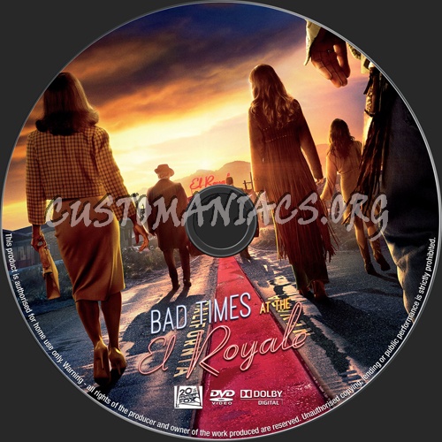 Bad Times at the El Royale dvd label