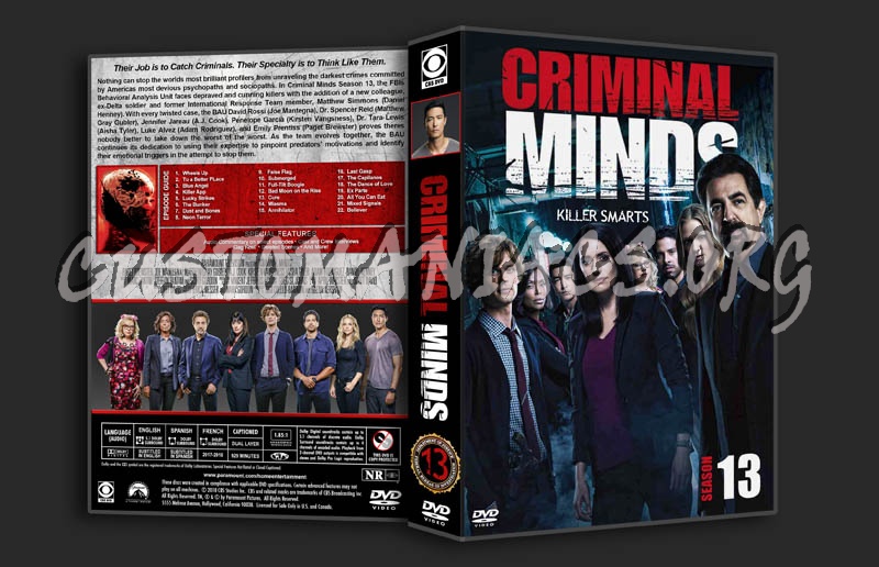 Criminal Minds - Season 13 dvd cover