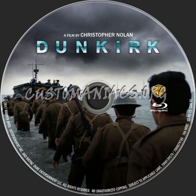 Dunkirk blu-ray label