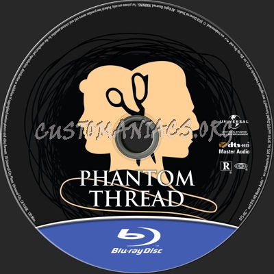 Phantom Thread blu-ray label