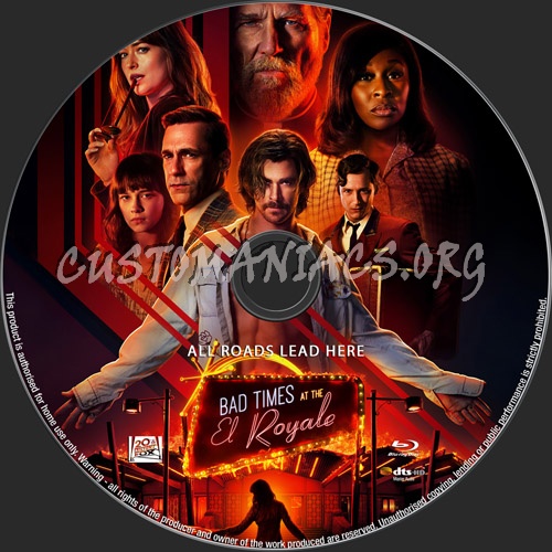 Bad Times At The El Royale blu-ray label