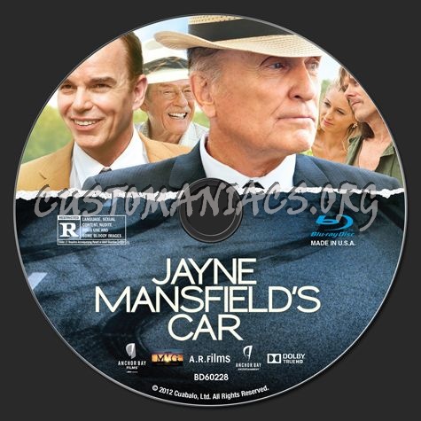 Jayne Mansfield's Car blu-ray label