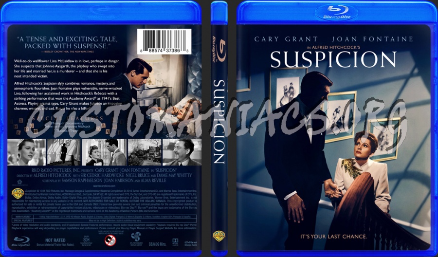 Suspicion blu-ray cover