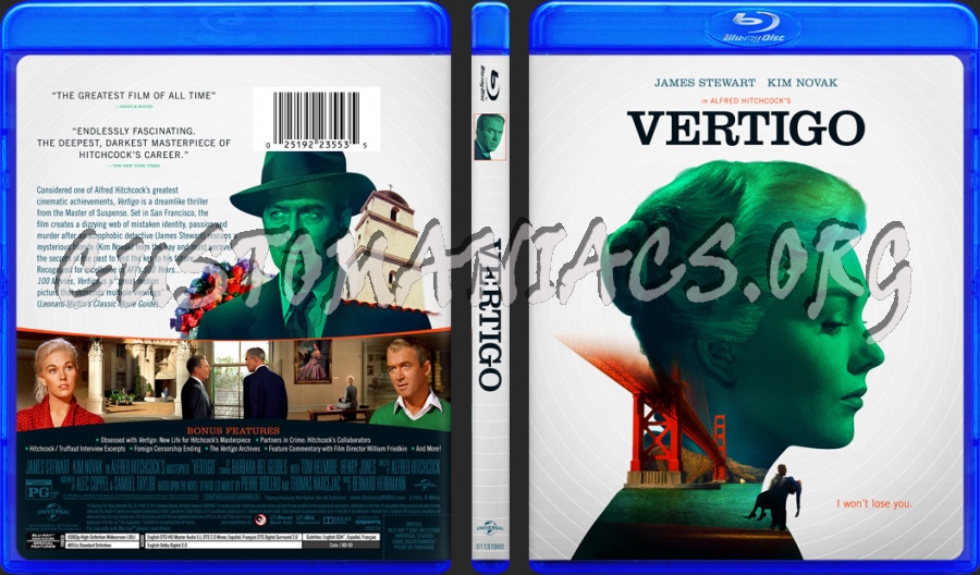 Vertigo blu-ray cover