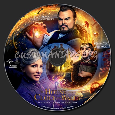 The House With A Clock In Its Walls blu-ray label