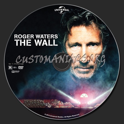 Roger Waters The Wall dvd label