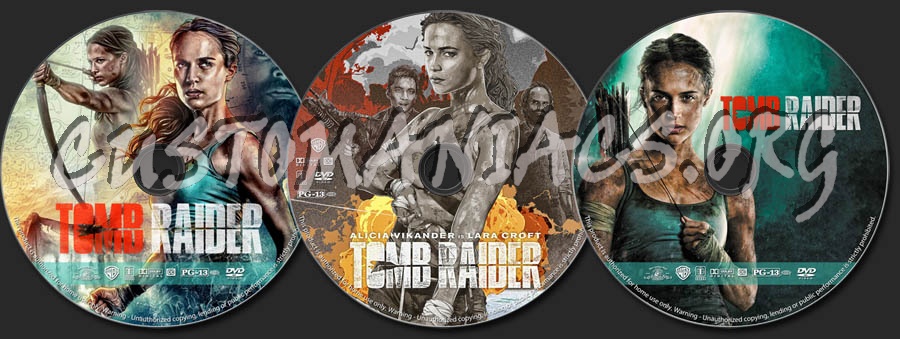 Tomb Raider dvd label