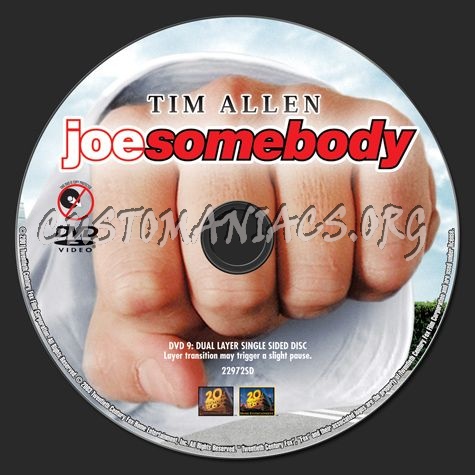 Joe Somebody dvd label