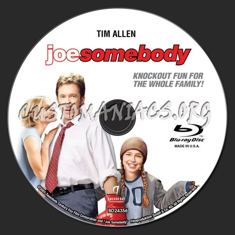 Joe Somebody blu-ray label