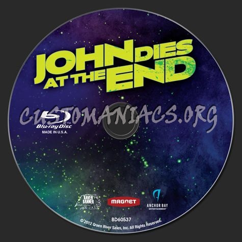 John Dies at the End blu-ray label