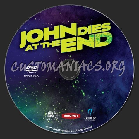 John Dies at the End dvd label