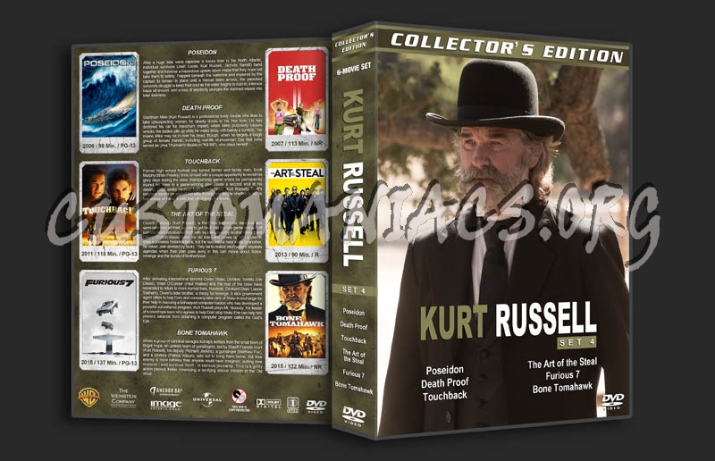 Kurt Russell Collection - Set 4 dvd cover