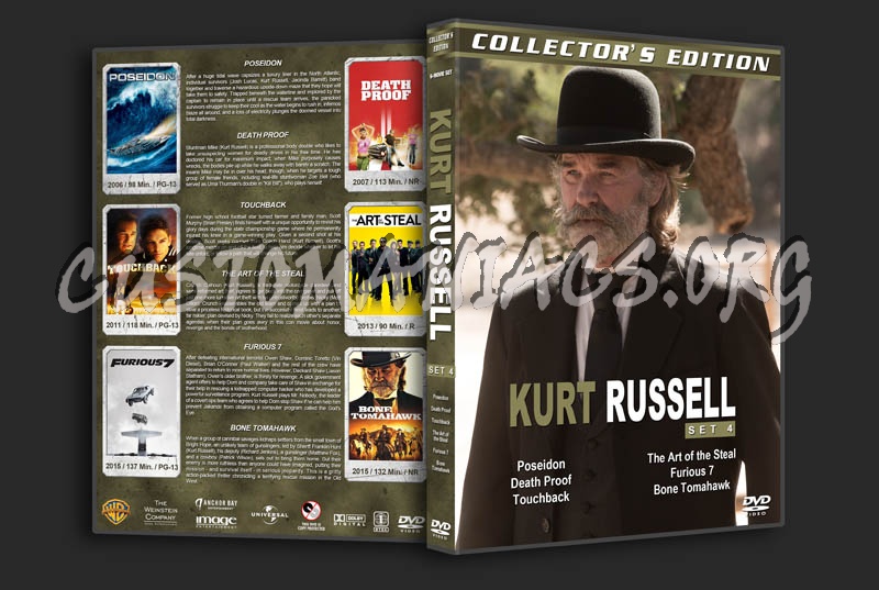 Kurt Russell Collection - Set 4 dvd cover