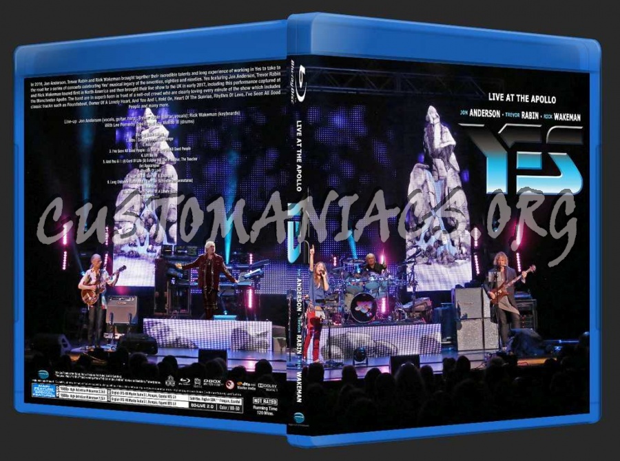 Yes - Live at the Apollo blu-ray cover