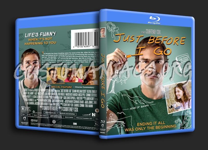 Just Before I Go blu-ray cover