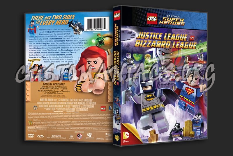 Justice League vs Bizarro League dvd cover