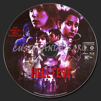 Hell Fest blu-ray label