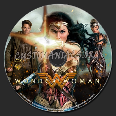 Wonder Woman blu-ray label