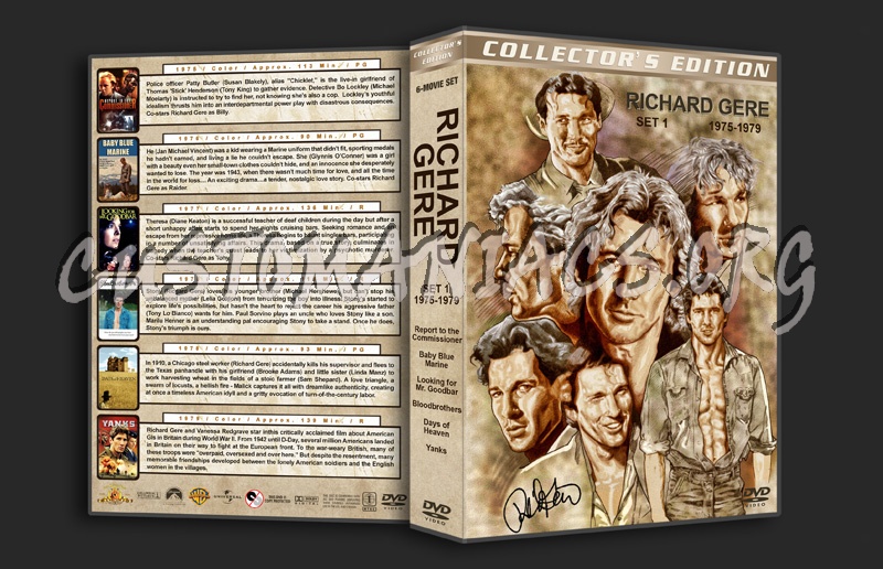 Richard Gere Film Collection - Set 1 (1975-1979) dvd cover