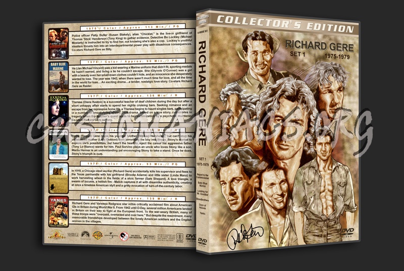 Richard Gere Film Collection - Set 1 (1975-1979) dvd cover