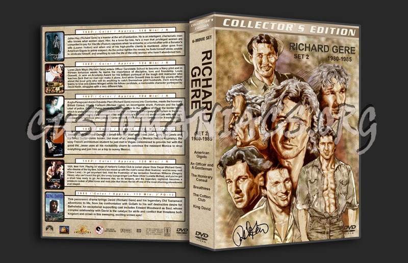 Richard Gere Film Collection - Set 2 (1980-1985) dvd cover