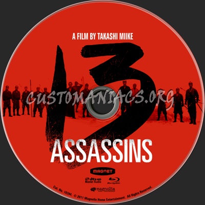 13 Assassins blu-ray label