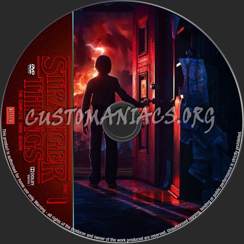 Stranger Things Season 3 Dvd Label Dvd Covers Labels By Customaniacs Id 254380 Free Download Highres Dvd Label