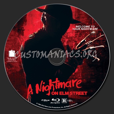 A Nightmare On Elm Street (1984) blu-ray label