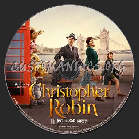 Christopher Robin (2018) dvd label