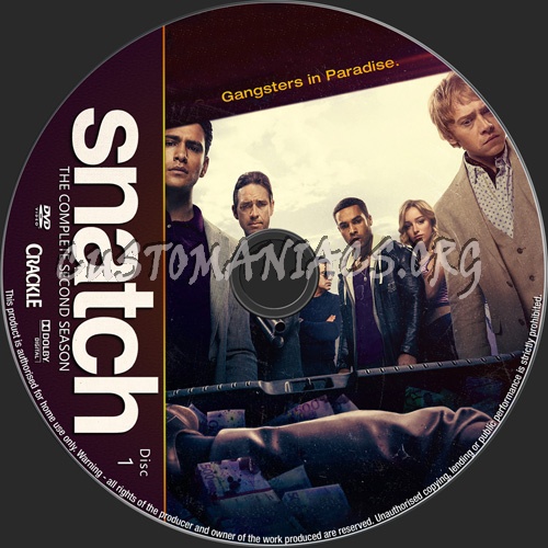 Snatch Season 2 dvd label