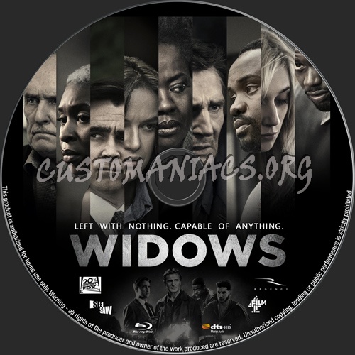 Widows blu-ray label