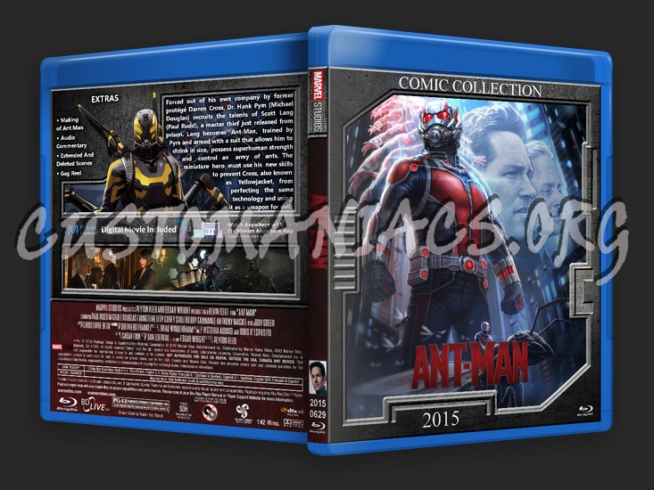 Ant Man blu-ray cover