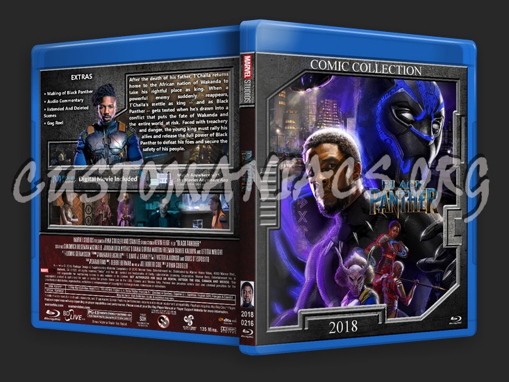 Black Panther blu-ray cover