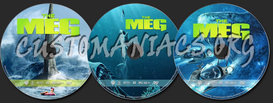 Meg 2: The Trench dvd label - DVD Covers & Labels by Customaniacs, id:  288649 free download highres dvd label