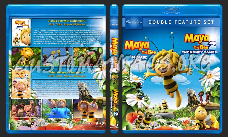 Maya the Bee Double Feature blu-ray cover