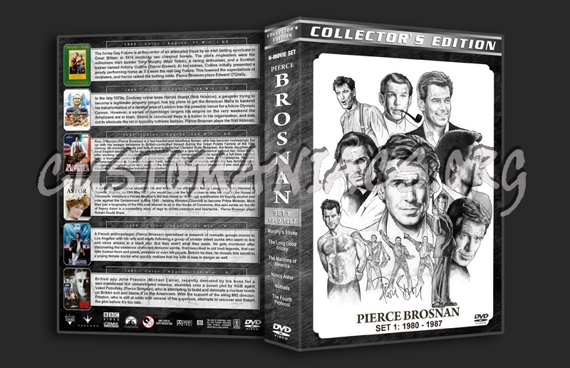 Pierce Brosnan Filmography - Set 1 (1980-1987) dvd cover