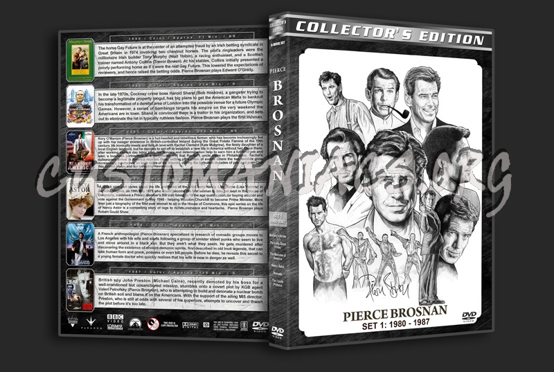 Pierce Brosnan Filmography - Set 1 (1980-1987) dvd cover