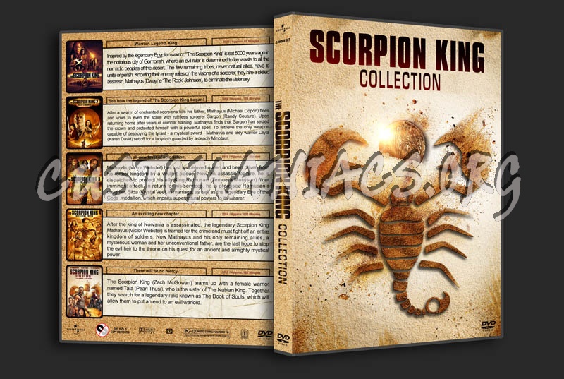 The Scorpion King Collection (5) dvd cover