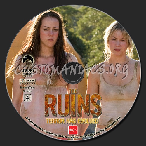 The Ruins dvd label