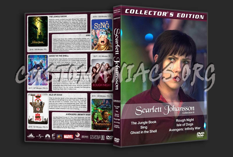 Scarlett Johansson - Collection 6 dvd cover