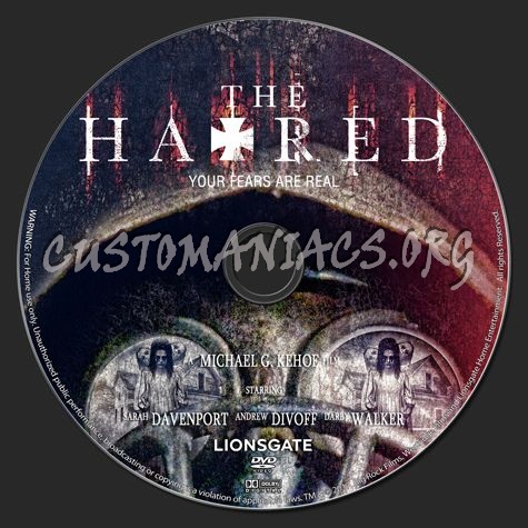 The Hatred (2017) dvd label