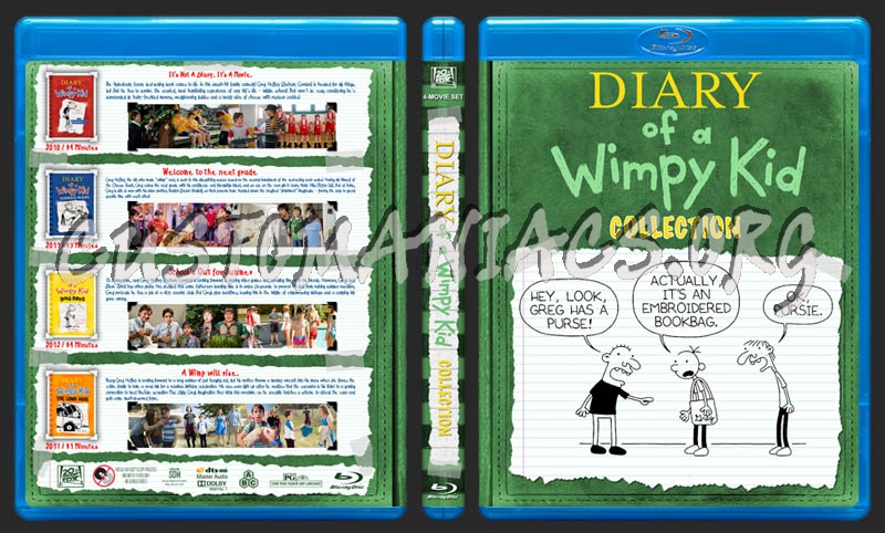 Diary of a Wimpy Kid Collection blu-ray cover