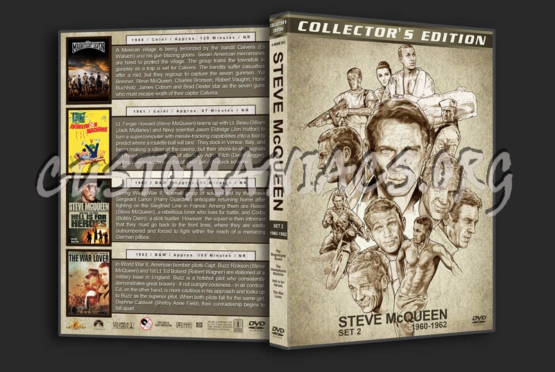 Steve McQueen Filmography (1958-1980) - standard set dvd cover