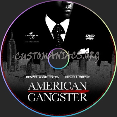 American Gangster dvd label