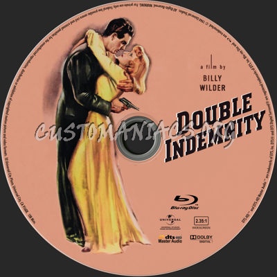 Double Indemnity blu-ray label