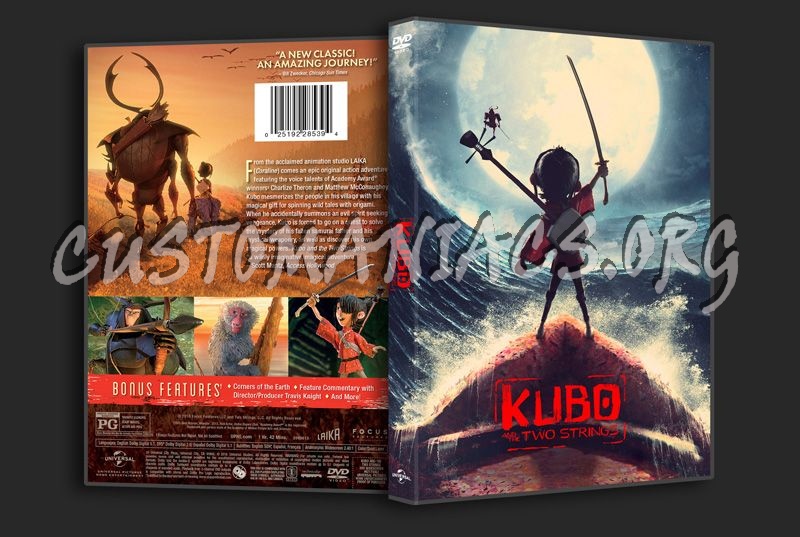 Kubo and the Two Strings dvd cover