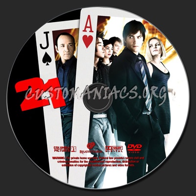 21 dvd label