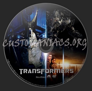 Transformers dvd label